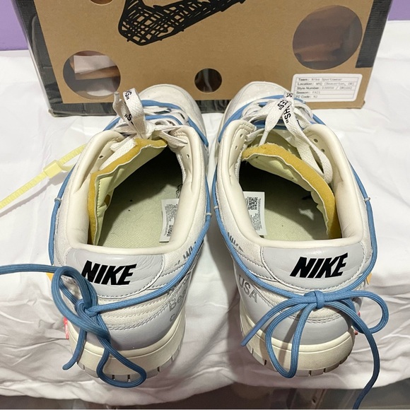 Dunk low off white lot 05/50 size 13 - Picture 9 of 10